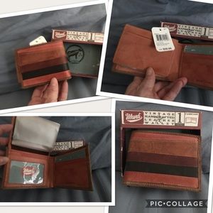 Mundi vintage handcrafted leather wallet